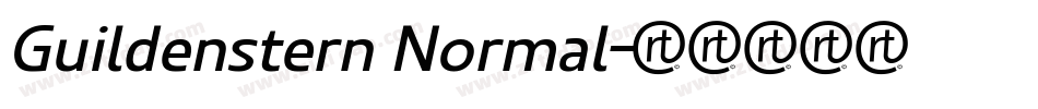 Guildenstern Normal字体转换